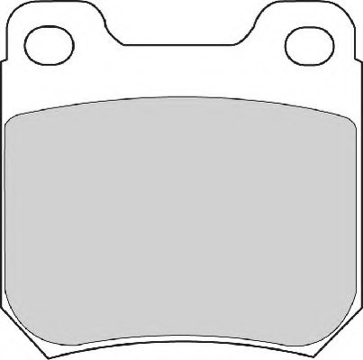 NECTO FD6603A Brake Pad Set, disc brake